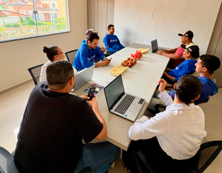 Reunião da equipe NetLink